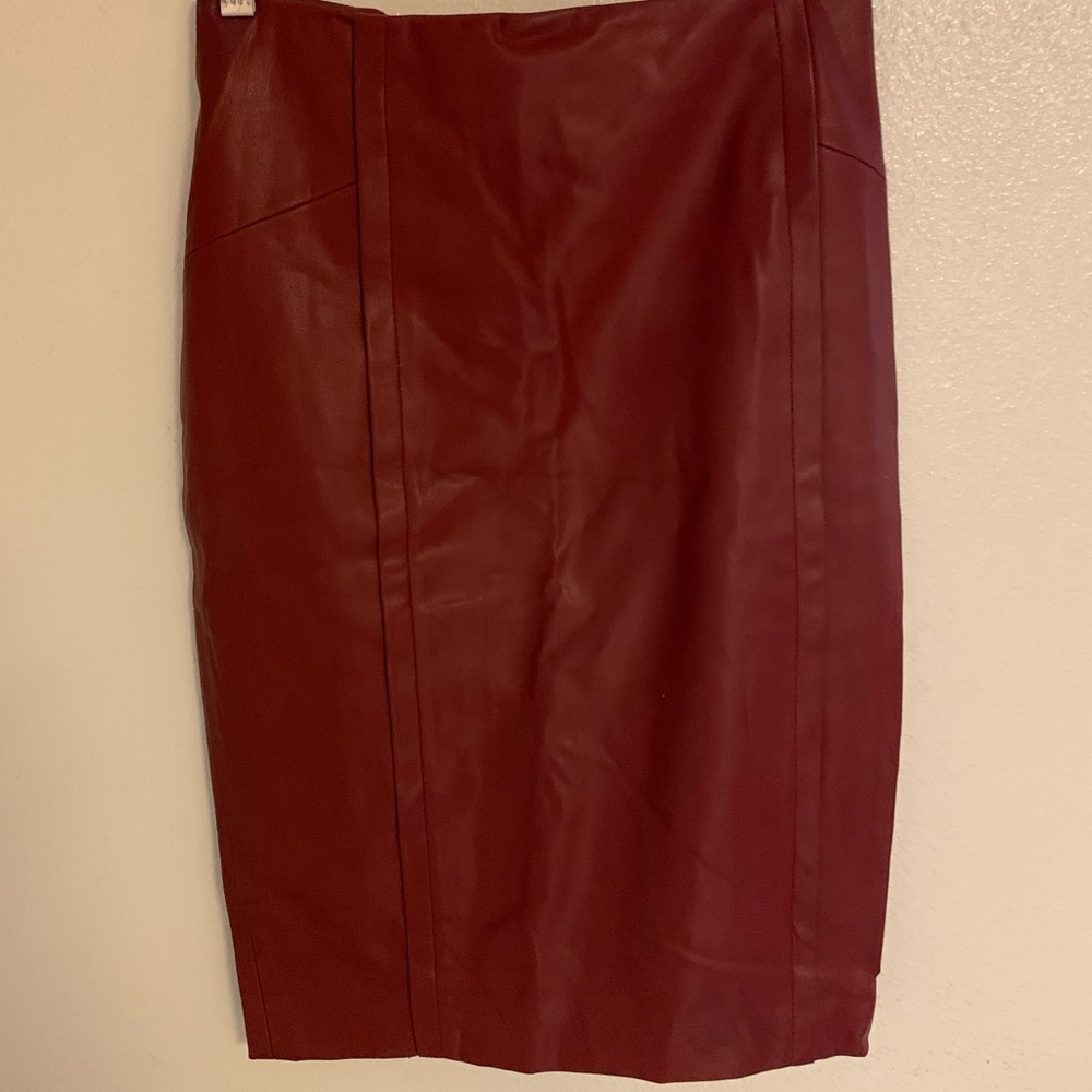 Leather pencil skirt by Zara!